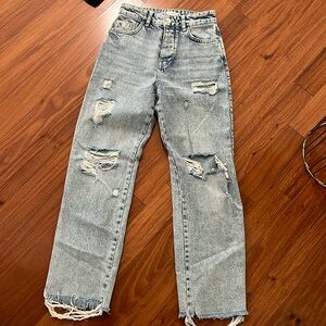 Zara high rise jeans
